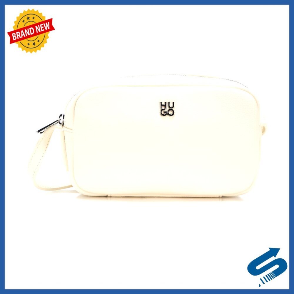 Small Crossbody Bag with Zipper Closure, Polyurethane Material